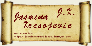 Jasmina Kresojević vizit kartica